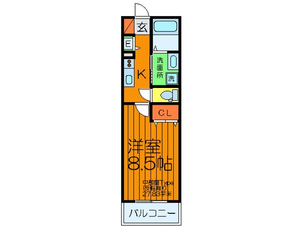 ヴァンヴェ－ル枚方の物件間取画像